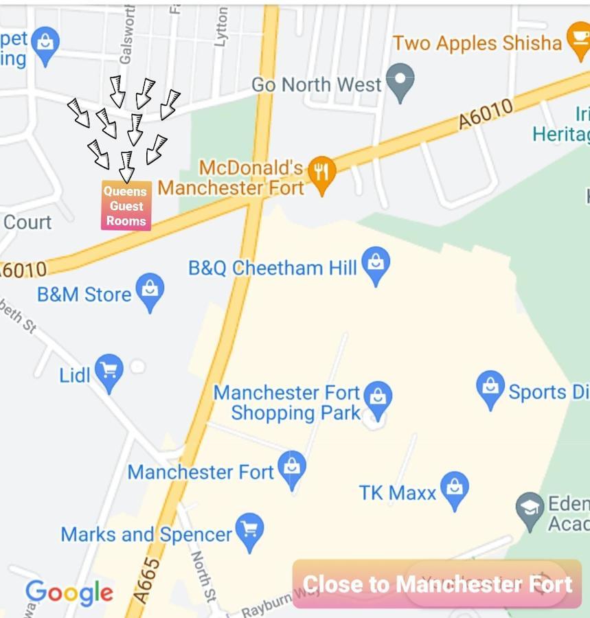 Queens Rooms, A Perfect Stay, Next To Shopping Parks And Central Manchester Exterior foto